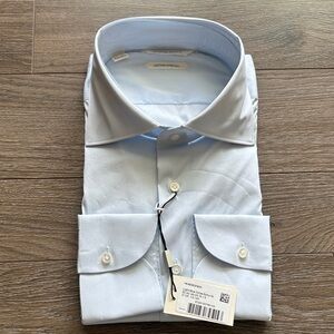 Suitsupply Light Blue Cotton Stretch Dress Shirt